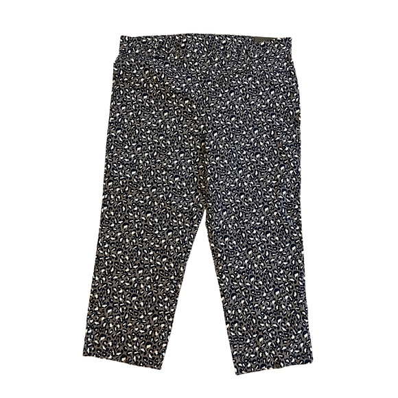 Rafaella Black and Brown Cropped Pants - Picture 2 of 6